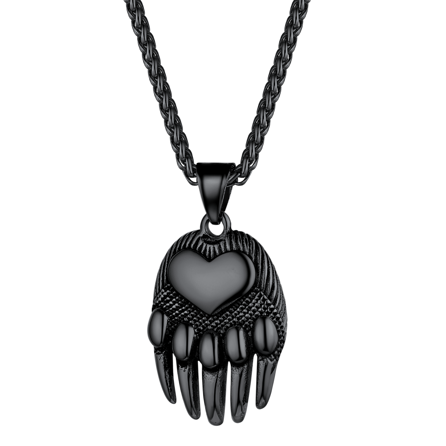 Viking Bear Paw Pendant Necklace Jewelry for