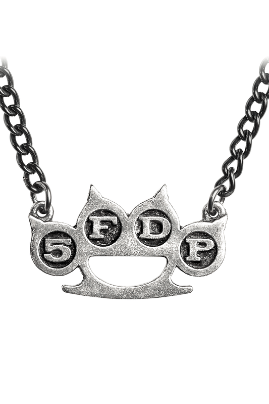 5 Finger "death Punch" Knuckle Duster Pendant