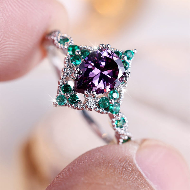 Goddess Reflections Amethyst Ring