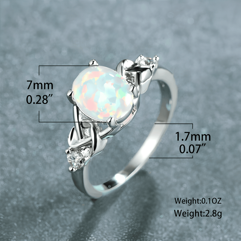 Divine Fire Opal Ring