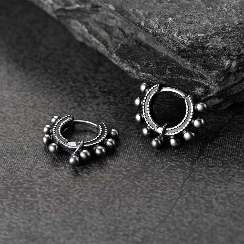 Sterling Silver Cartilage Huggie Hoop Earrings for