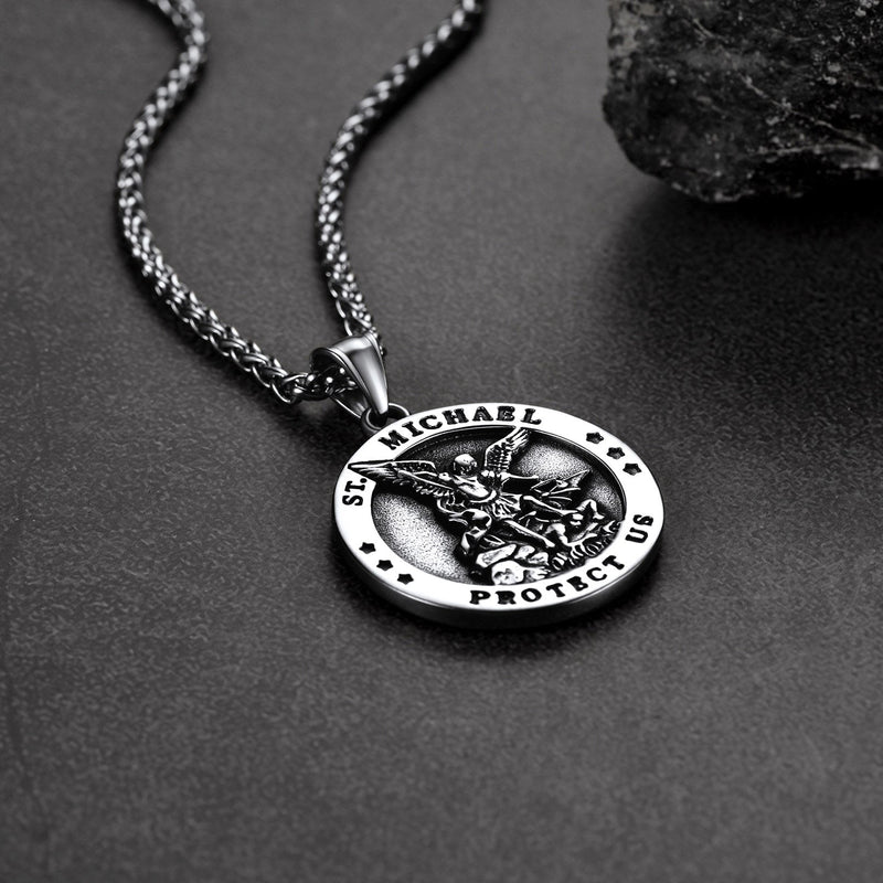 Archangel St. Michael Pendant Necklace for