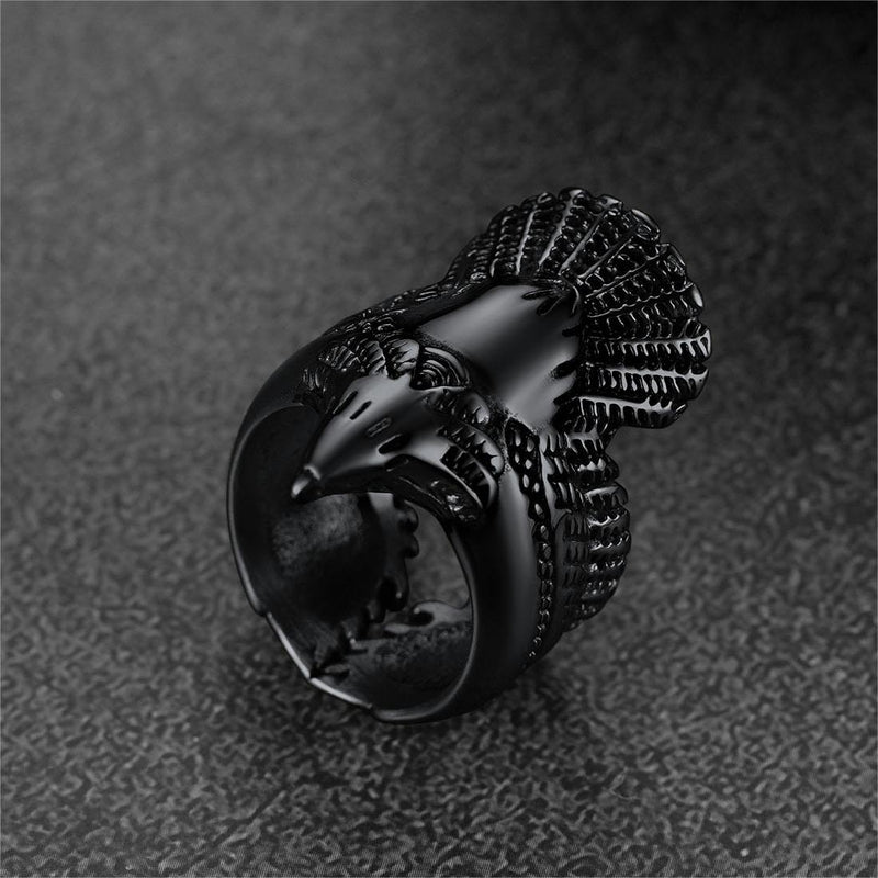 Retro Eagle Ring for Stainless Steel