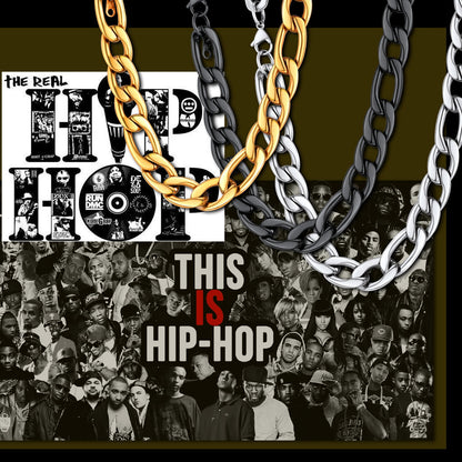 Flash 12mm Figaro Chain Necklace for for
