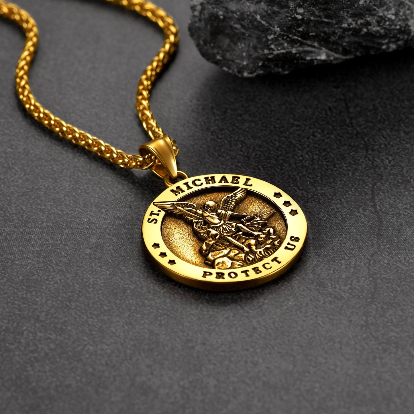 Archangel St. Michael Pendant Necklace for