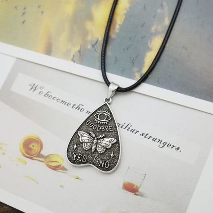Ouija Yes No Moth Necklace