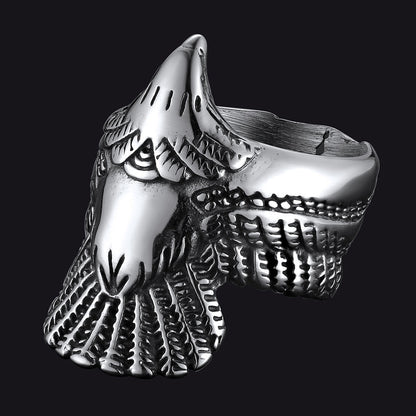 Retro Eagle Ring for Stainless Steel