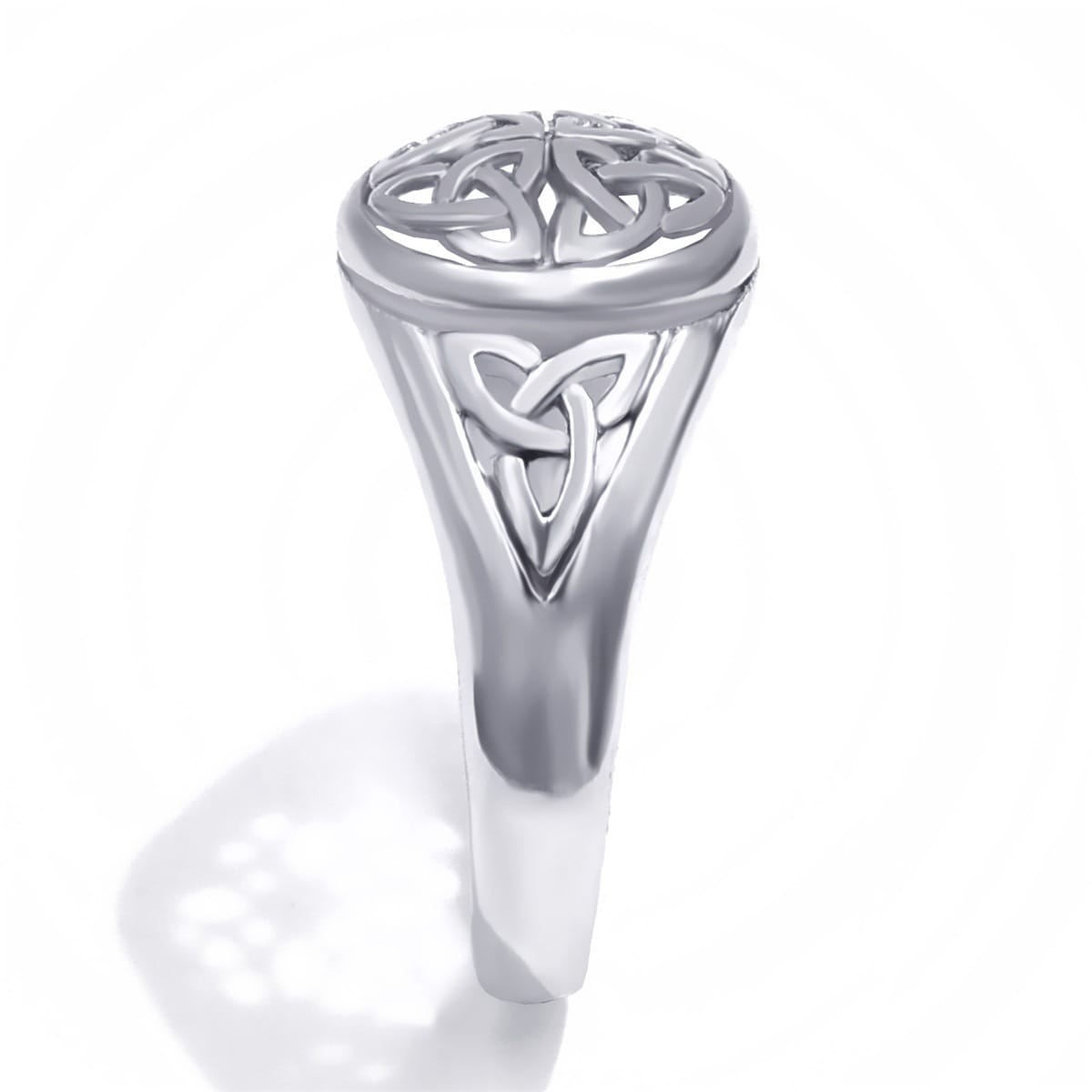 Eternal Love: Sextuple Triquetra Protection Ring