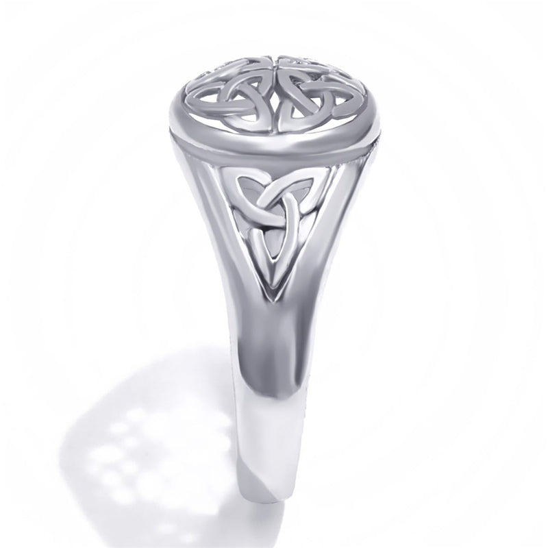 Eternal Love: Sextuple Triquetra Protection Ring