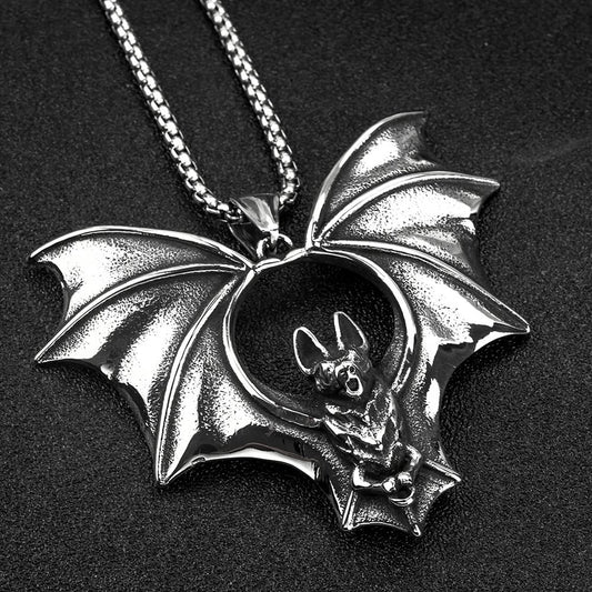 Nocturne Guardian Bat Necklace