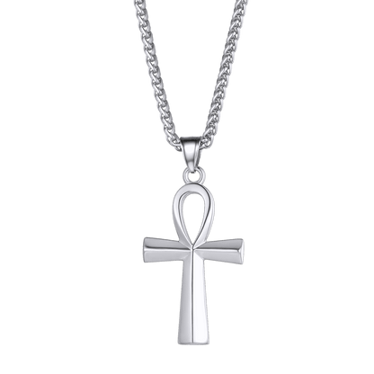 Egyptian Coptic Ankh Cross Necklace for