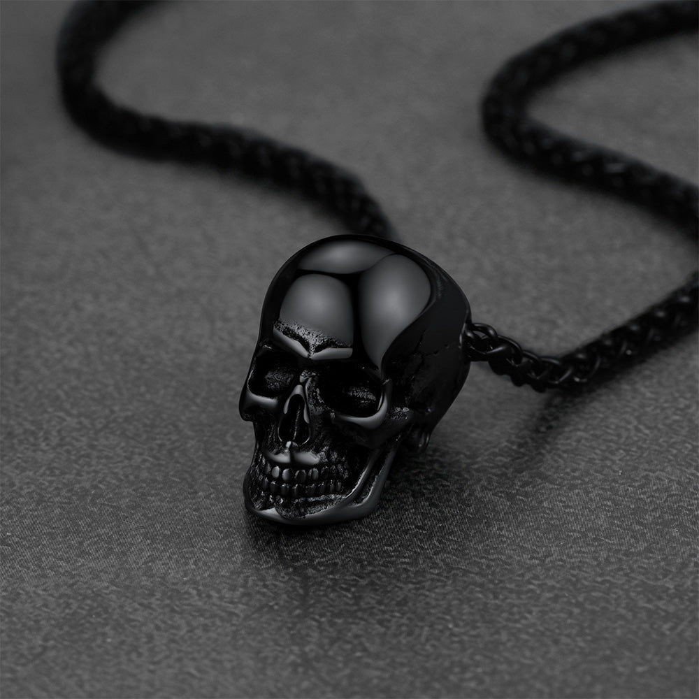 Gothic Skull Necklace Pendant for