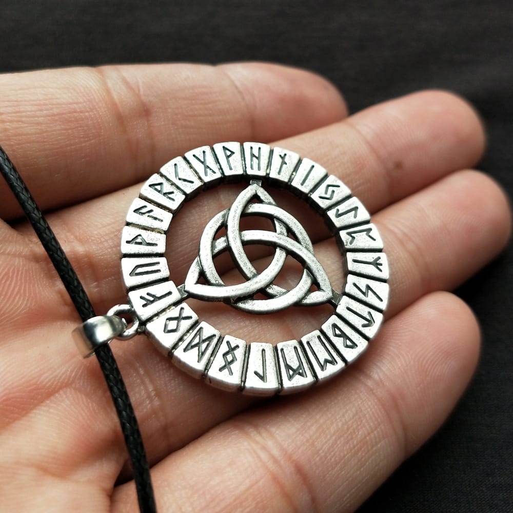 Triquetra Runes Amulet Necklace