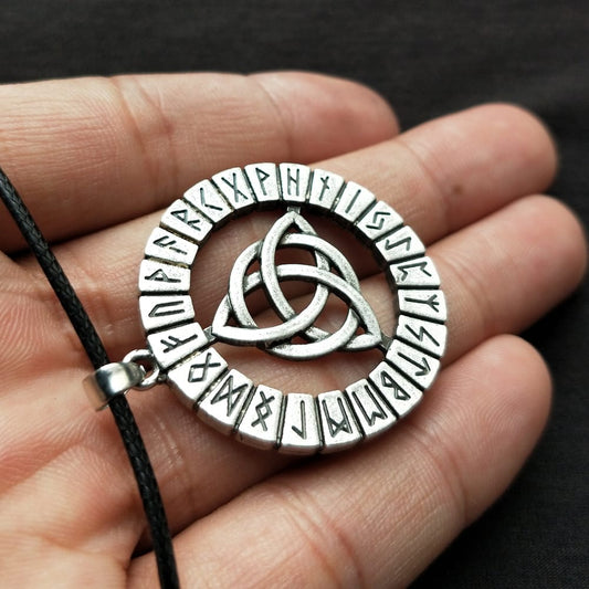 Triquetra Runes Amulet Necklace