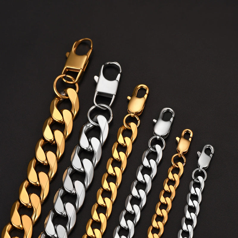 Cuban Link Chain Bracelet for