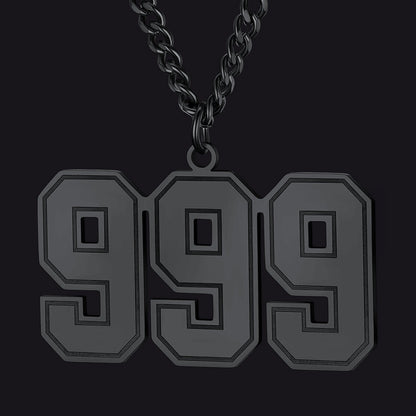 Personalized Sports Jersey Number Chain Necklace for Sport Fans
