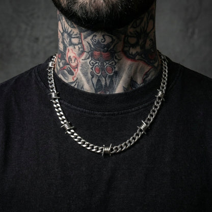 9mm Barb Wire Cuban Chain
