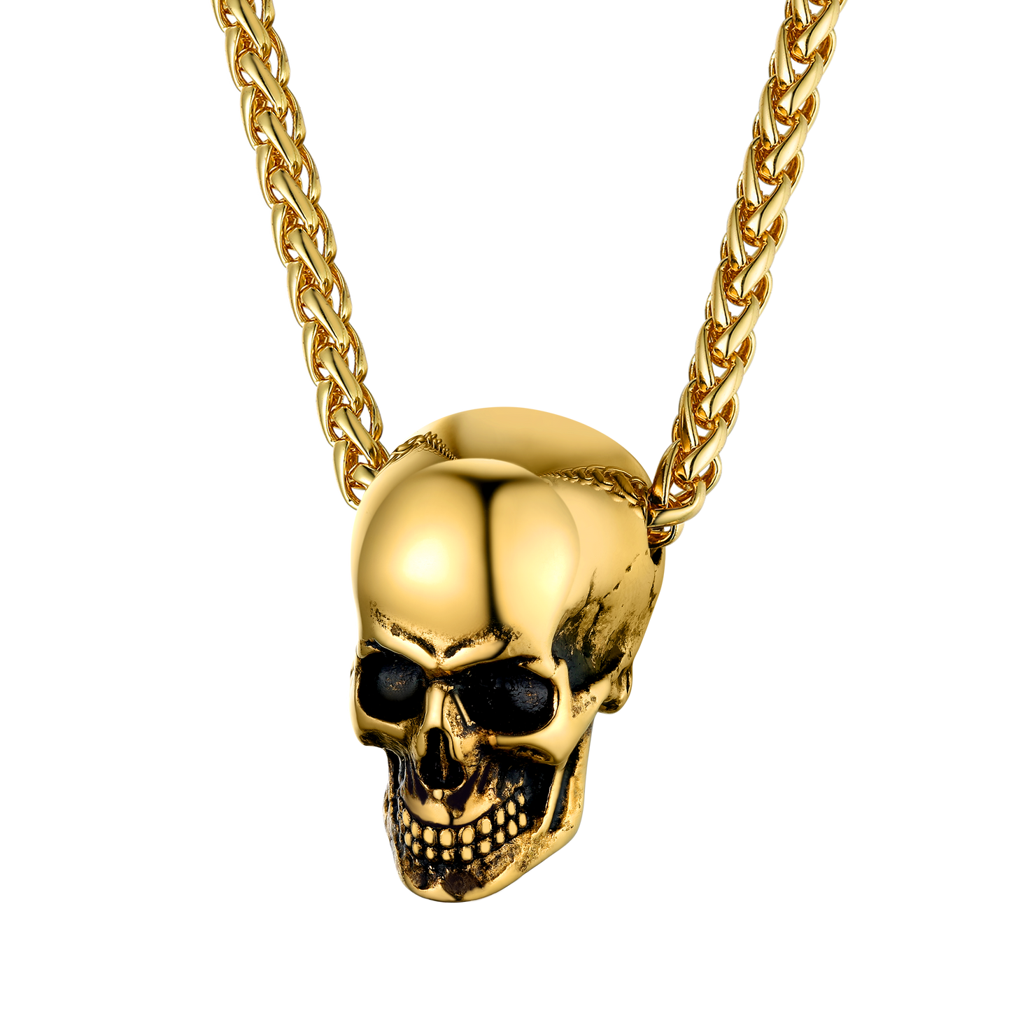 Gothic Skull Necklace Pendant for