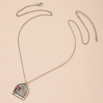 Mystical Mushroom Key Necklace