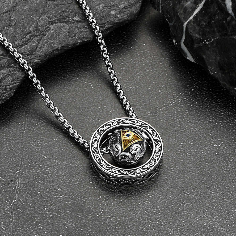 All-seeing Eye Evil Eye Necklace Talisman Bead Protection Jewelry for