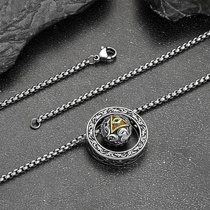 All-seeing Eye Evil Eye Necklace Talisman Bead Protection Jewelry for