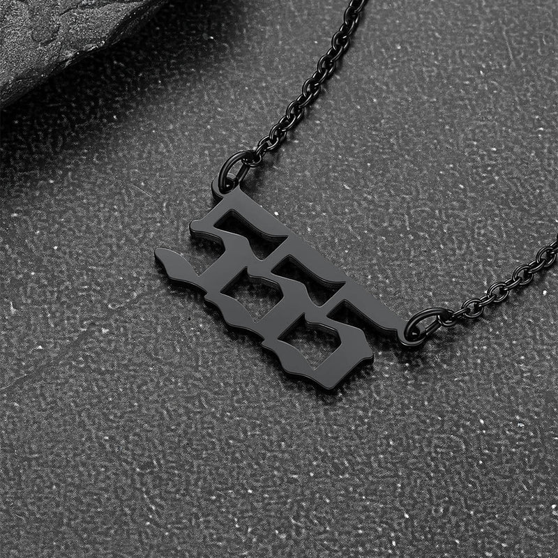 Personalized Angel Number Necklace for