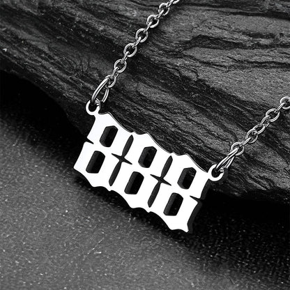Personalized Angel Number Necklace for