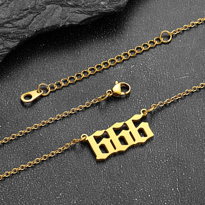 Personalized Angel Number Necklace for