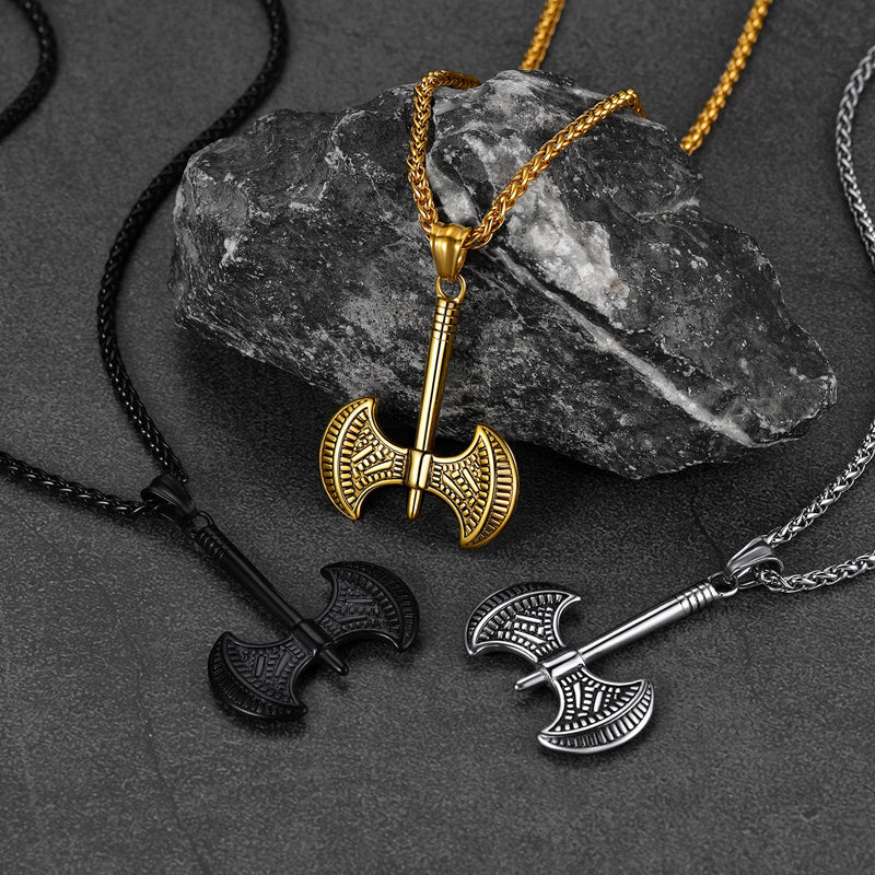 Flash Viking Axe Necklace Amulet Pendant Gift for
