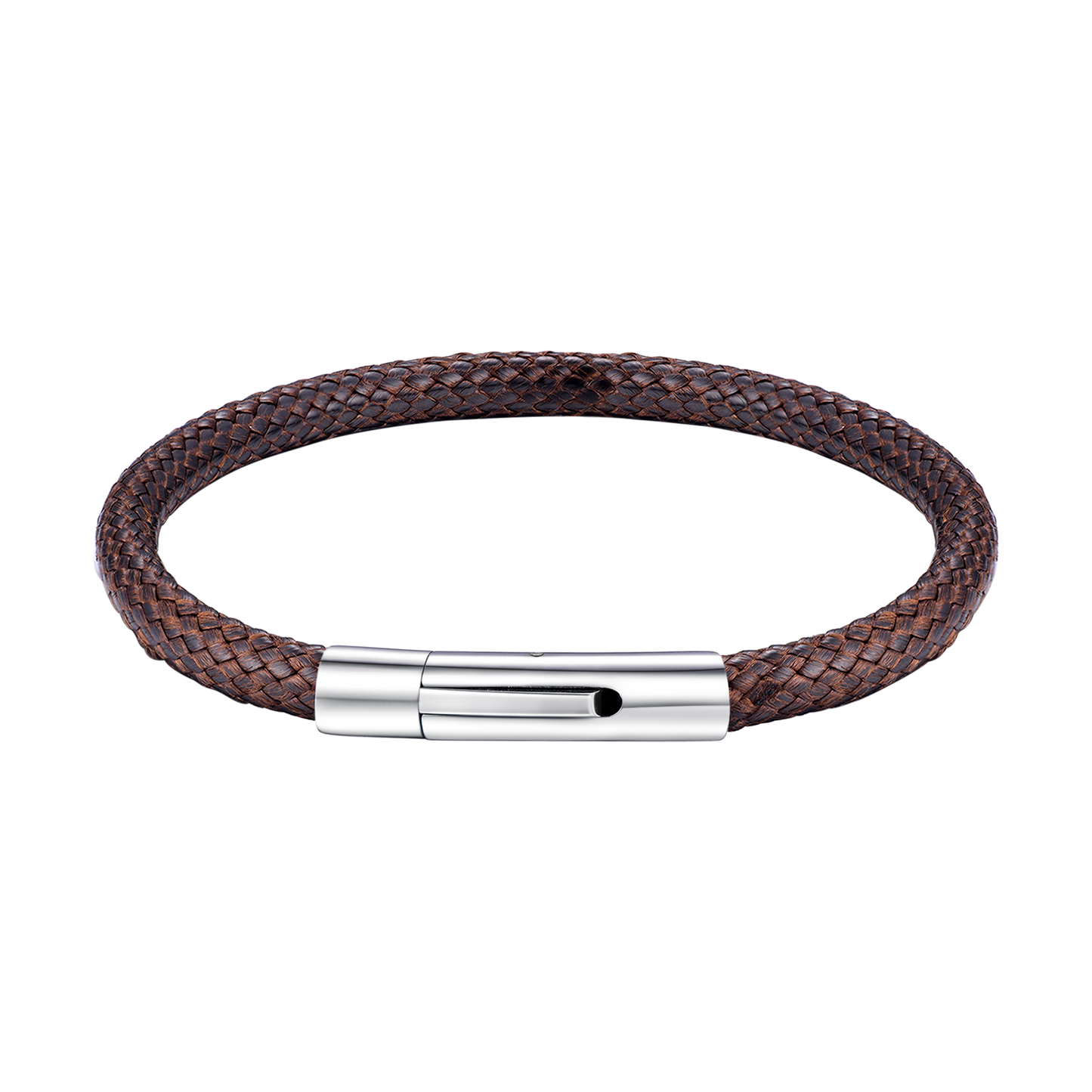 Clasp Braided Genuine Leather Bracelet Birthday Gift for