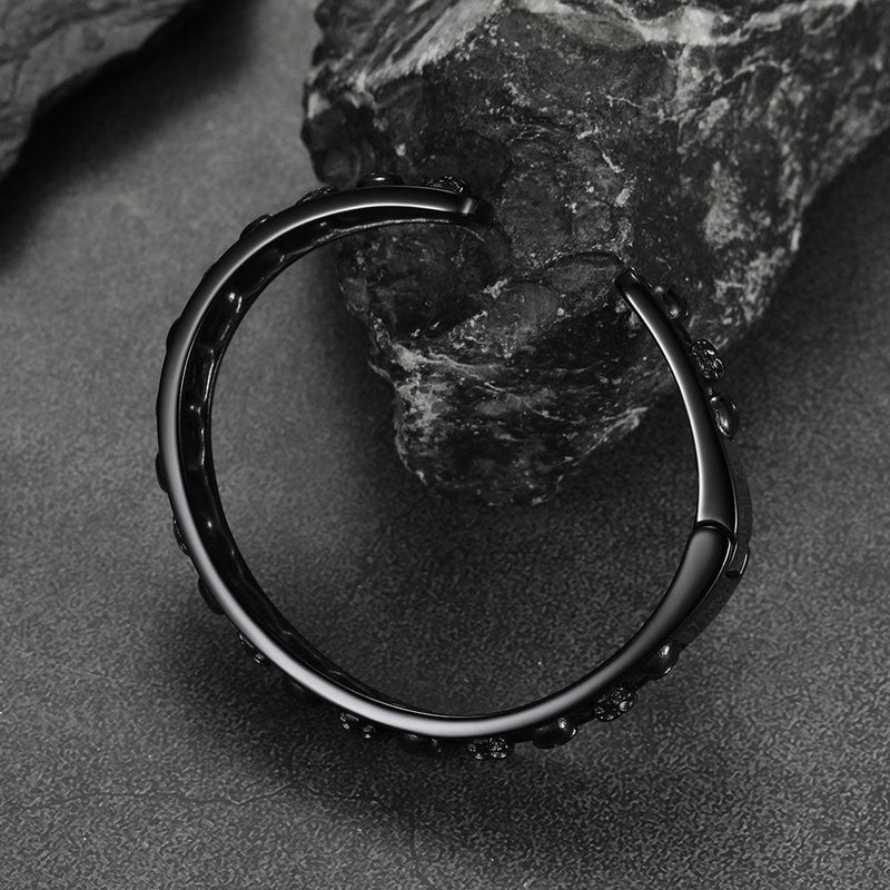 Skull Cuff Bracelet Gothic Punk Bangles for