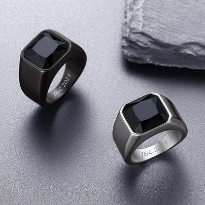 Engraved Cz Gemstone Band Ring for