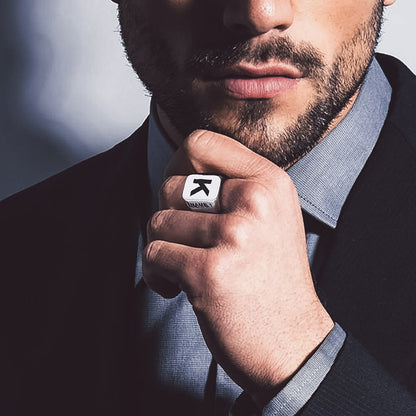 Minimalist Custom Engraved Name Band Rings for