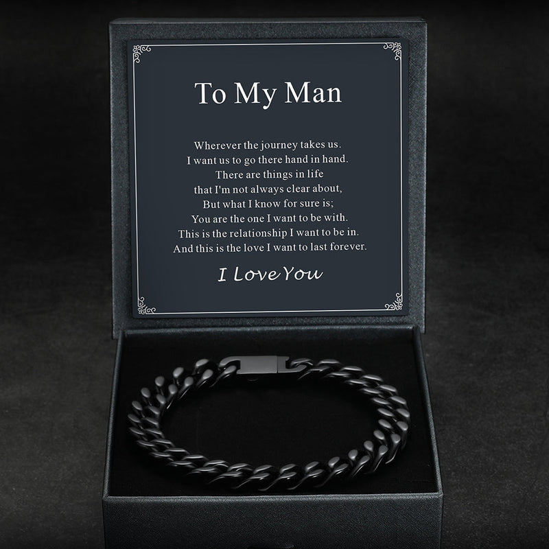 Miami Cuban Chain Bracelet 5/7/9/12mm Width Birthday Gift for