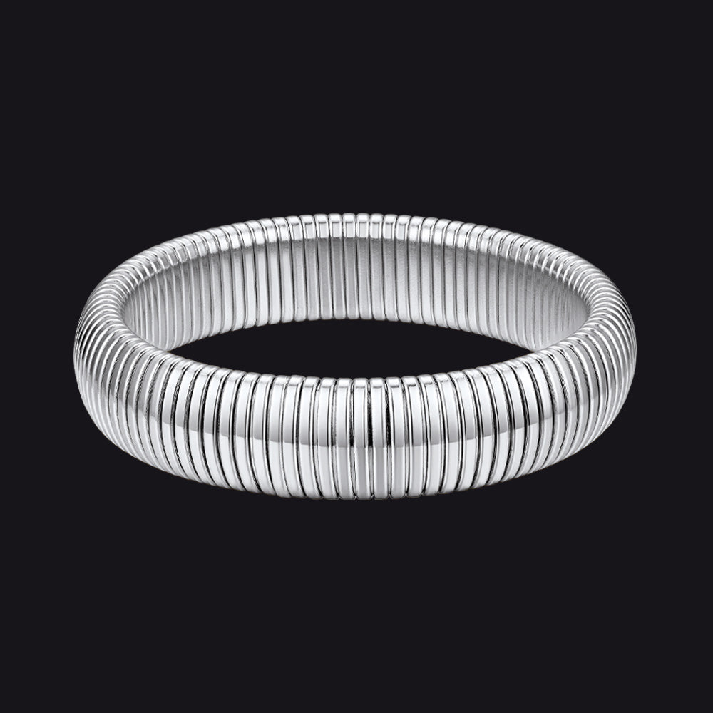 Stretch Chain Bangle Bracelet for , 10/16/20mm Width
