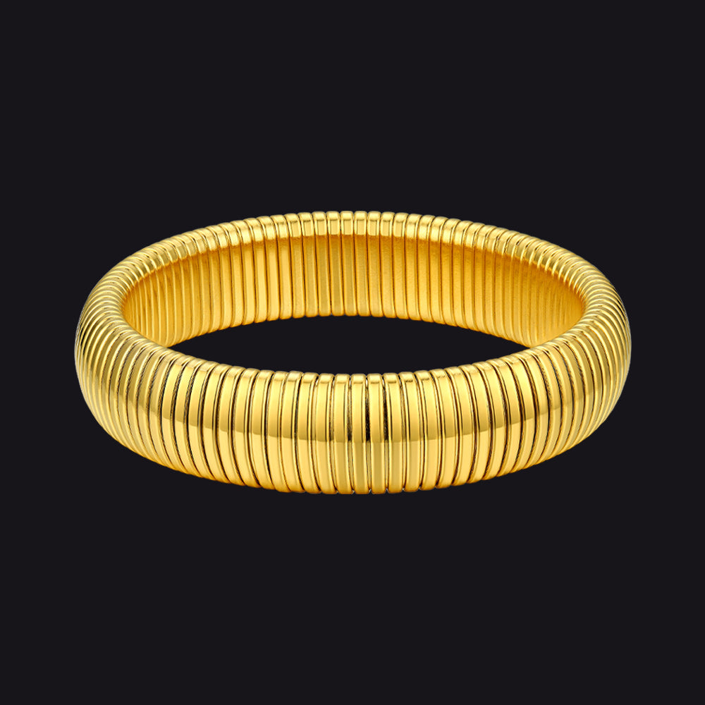 Stretch Chain Bangle Bracelet for , 10/16/20mm Width
