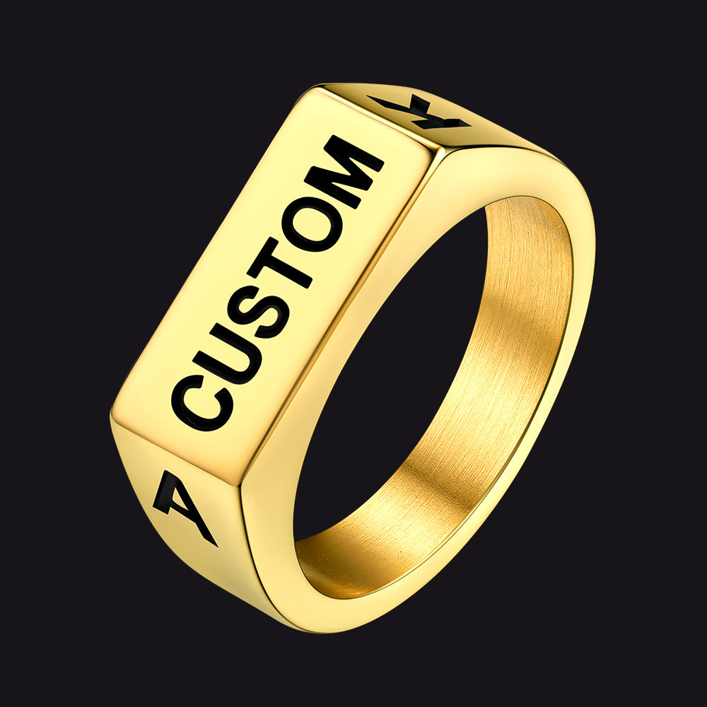 Customizable 7mm Minimalist Simple Band Ring for