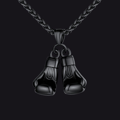 Boxing Gloves Pendant Necklace for