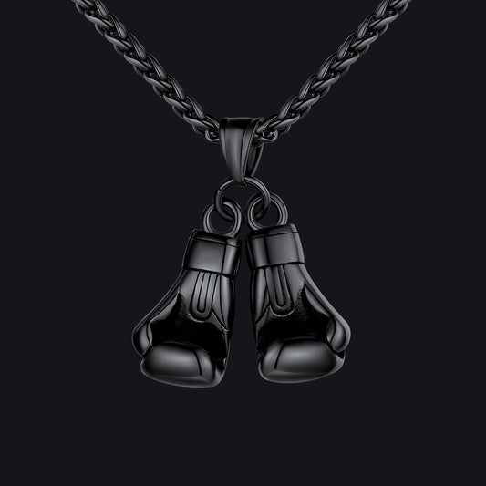 Boxing Gloves Pendant Necklace for