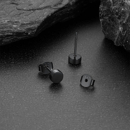 Sterling Silver Dot Stud Earrings for