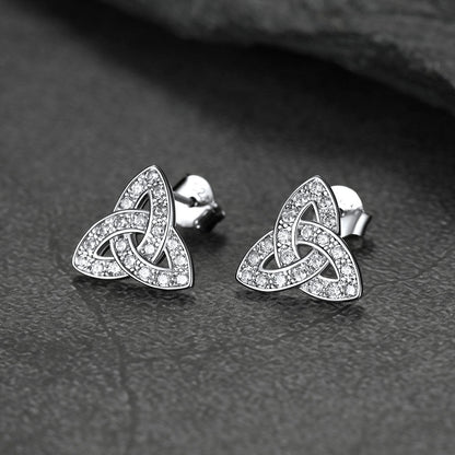 Knot Earrings for in Sterling Silver