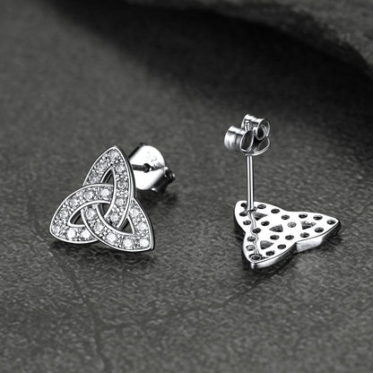 Knot Earrings for in Sterling Silver