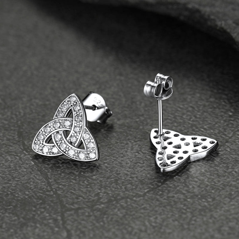 Knot Earrings for in Sterling Silver