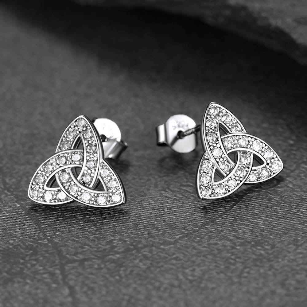 Knot Earrings for in Sterling Silver