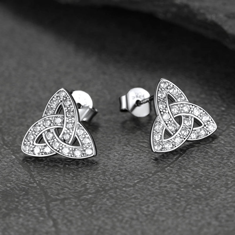 Knot Earrings for in Sterling Silver