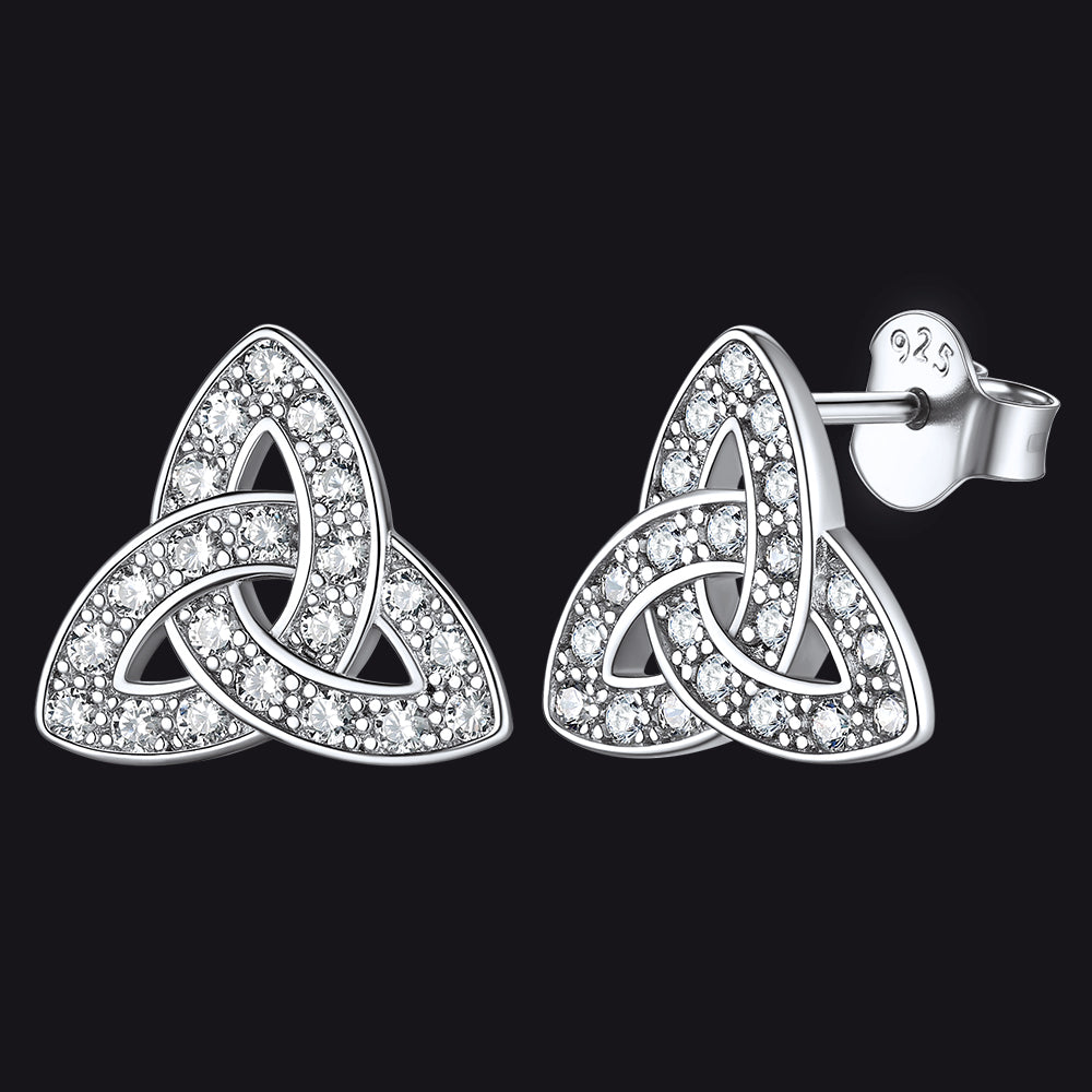 Knot Earrings for in Sterling Silver