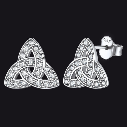 Knot Earrings for in Sterling Silver