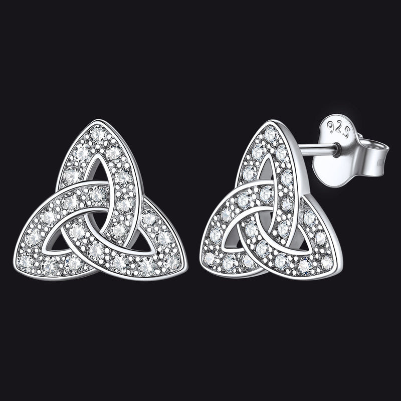 Knot Earrings for in Sterling Silver