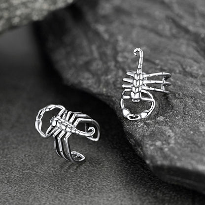 Sterling Silver Scorpion Ear Cuff for