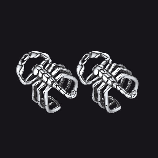Sterling Silver Scorpion Ear Cuff for